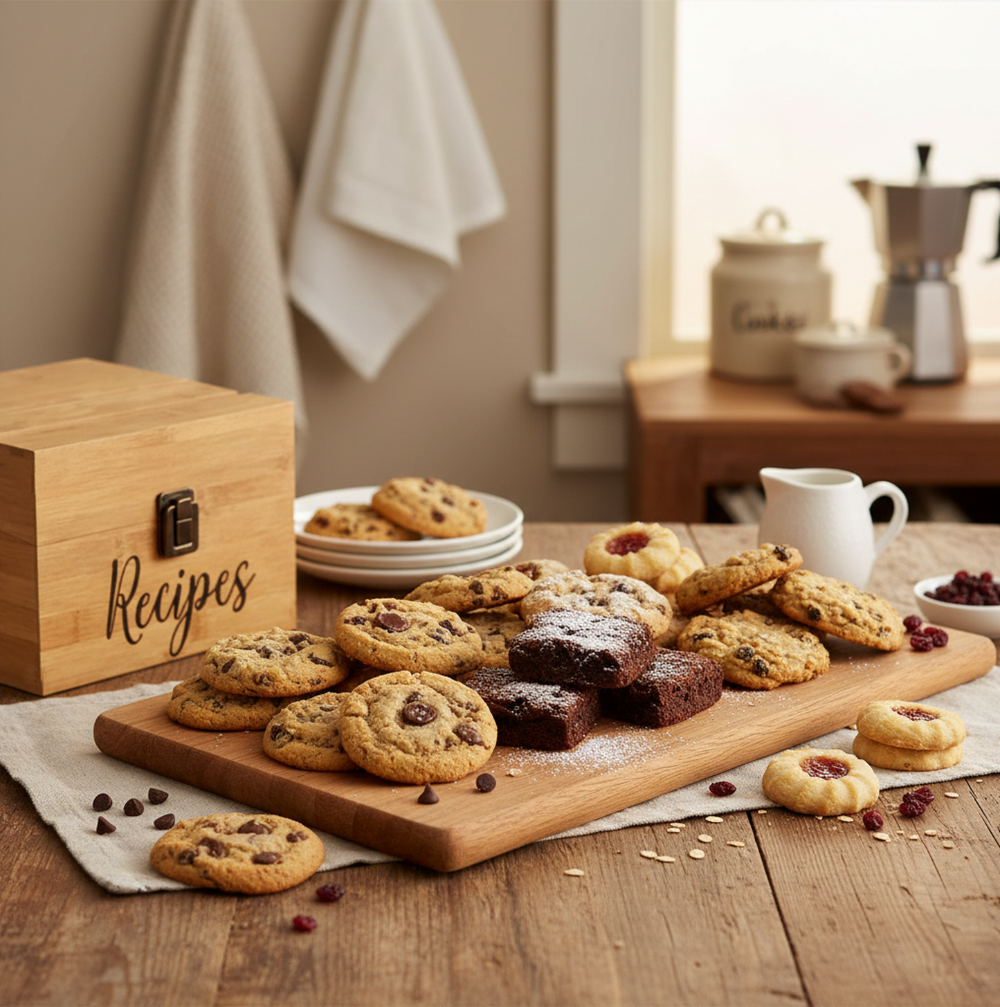 4"x6" Recipe Card Holder Bamboo Chest